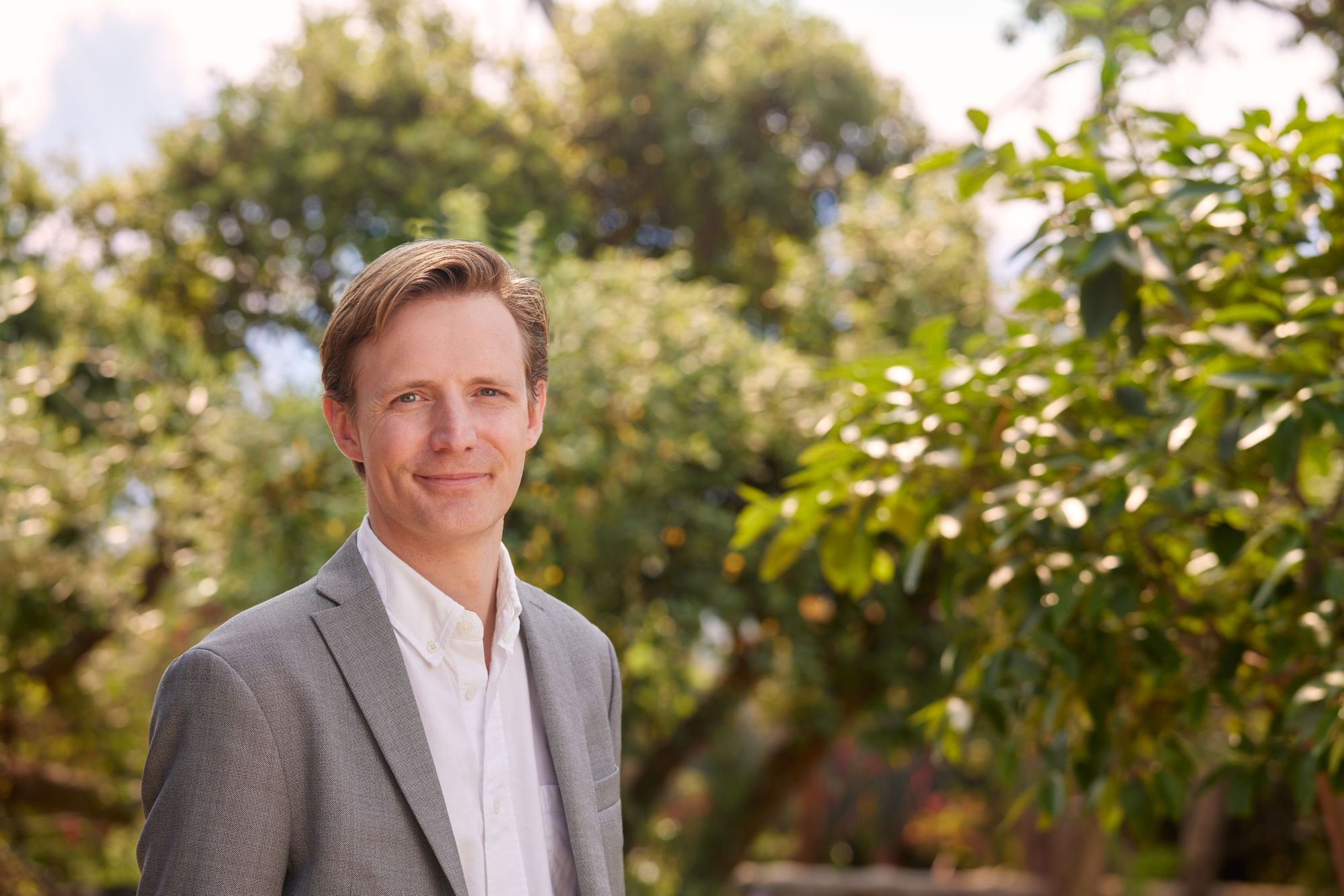 Wind turbines at sunset